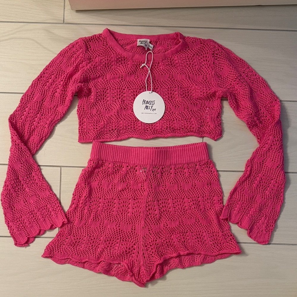 Princess Polly Leah Knit Set Pink